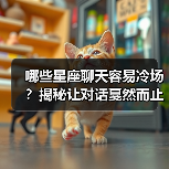 哪些星座聊天容易冷场?揭秘让对话戛然而止的星座(图4) 哪些星座聊天容易冷场?揭秘让对话戛然而止的星座(图4)