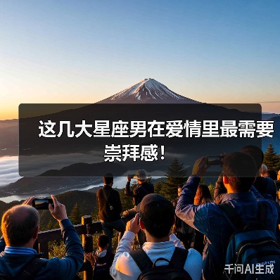 这几大星座男在爱情里最需要崇拜感！（图2）