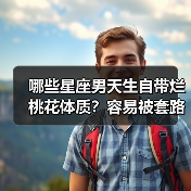 哪些星座男天生自带烂桃花体质？容易被套路的4大星座