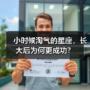 小时候淘气的星座，长大后为何更成功？