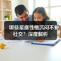 哪些星座性格沉闷不爱社交?深度解析(图4) 哪些星座性格沉闷不爱社交?深度解析(图4)