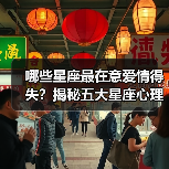 哪些星座最在意爱情得失？揭秘五大星座心理真相