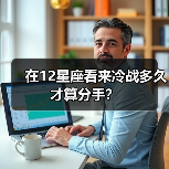 在12星座看来冷战多久才算分手？（图1）
