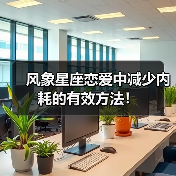 风象星座恋爱中减少内耗的有效方法！
