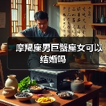 摩羯座男巨蟹座女可以结婚吗（图1）
