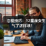 恋爱技巧：12星座女生气了这样哄！
