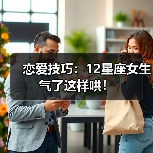 恋爱技巧：12星座女生气了这样哄！（图3）