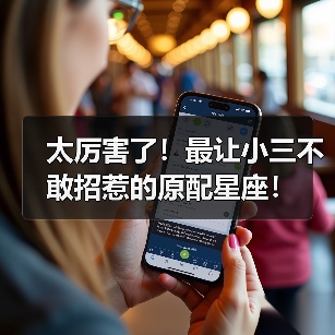 太厉害了！最让小三不敢招惹的原配星座！（图2）