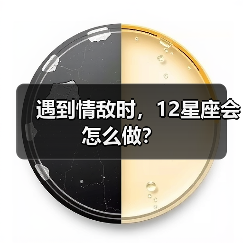 遇到情敌时，12星座会怎么做？（图2）