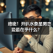 绝密!开扒水象星男恋爱最在乎什么?(图4) 绝密!开扒水象星男恋爱最在乎什么?(图4)