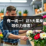 有一说一！这5大星座吸引力爆表！（图2）