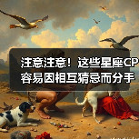 注意注意!这些星座CP容易因相互猜忌而分手(图2) 注意注意!这些星座CP容易因相互猜忌而分手(图2)