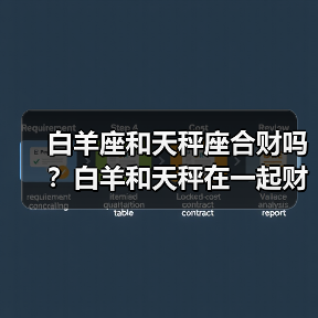 白羊座和天秤座合财吗?白羊和天秤在一起财运如何?(图4) 白羊座和天秤座合财吗?白羊和天秤在一起财运如何?(图4)