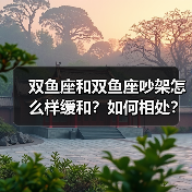 双鱼座和双鱼座吵架怎么样缓和?如何相处?(图3) 双鱼座和双鱼座吵架怎么样缓和?如何相处?(图3)