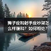 狮子座和射手座吵架怎么样缓和?如何相处?(图1) 狮子座和射手座吵架怎么样缓和?如何相处?(图1)
