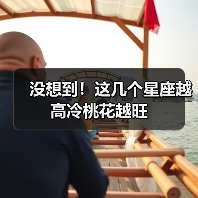 没想到！这几个星座越高冷桃花越旺