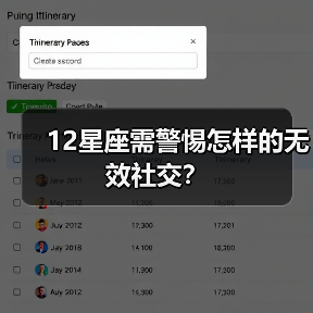 12星座需警惕怎样的无效社交？