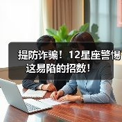 提防诈骗！12星座警惕这易陷的招数！（图2）