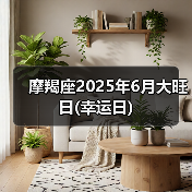 摩羯座2025年6月大旺日(幸运日)(图3) 摩羯座2025年6月大旺日(幸运日)(图3)