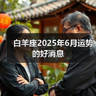 白羊座2025年6月运势的好消息