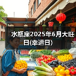 水瓶座2025年6月大旺日(幸运日)（图3）