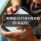 天秤座2025年6月大旺日(幸运日)(图1) 天秤座2025年6月大旺日(幸运日)(图1)