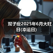 双子座2025年6月大旺日(幸运日)（图3）