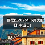 巨蟹座2025年6月大旺日(幸运日)(图2) 巨蟹座2025年6月大旺日(幸运日)(图2)