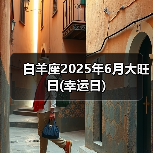 白羊座2025年6月大旺日(幸运日)（图2）