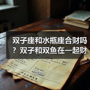 双子座和水瓶座合财吗?双子和双鱼在一起财运如何?(图3) 双子座和水瓶座合财吗?双子和双鱼在一起财运如何?(图3)