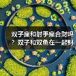 双子座和射手座合财吗?双子和双鱼在一起财运如何?(图1) 双子座和射手座合财吗?双子和双鱼在一起财运如何?(图1)