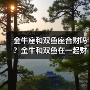 金牛座和双鱼座合财吗?金牛和双鱼在一起财运如何?(图4) 金牛座和双鱼座合财吗?金牛和双鱼在一起财运如何?(图4)