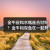 金牛座和水瓶座合财吗?金牛和双鱼在一起财运如何?(图4) 金牛座和水瓶座合财吗?金牛和双鱼在一起财运如何?(图4)
