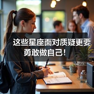 这些星座面对质疑更要勇敢做自己！