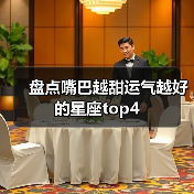 盘点嘴巴越甜运气越好的星座top4(图1) 盘点嘴巴越甜运气越好的星座top4(图1)