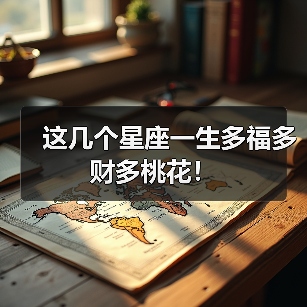 这几个星座一生多福多财多桃花！（图1）