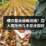 哪些星座最晚结婚?四大高晚婚几率星座解析(图1) 哪些星座最晚结婚?四大高晚婚几率星座解析(图1)