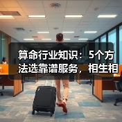 算命行业知识:5个方法选靠谱服务,相生相克详解(图3) 算命行业知识:5个方法选靠谱服务,相生相克详解(图3)
